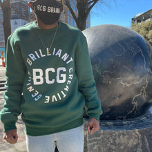 Load image into Gallery viewer, Green BcG. Carousel Crewneck
