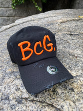 Load image into Gallery viewer, BcG. Signature Black w/ Orange Logo Hat

